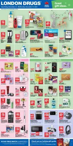 Preview London Drugs weekly flyer / circulaire valid from Dec 12, 2025