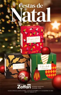 Pré-visualização Zaffari - Ofertas Cestas de Natal válida a partir de 25/11/2025