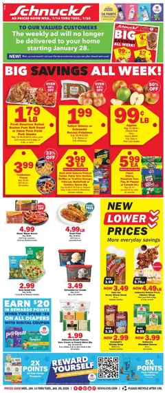 Preview Schnucks Weekly Print Ad - IL valid from 01/14/2026