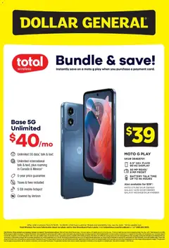 Preview Dollar General Wireless Deals valid from 11/16/2025