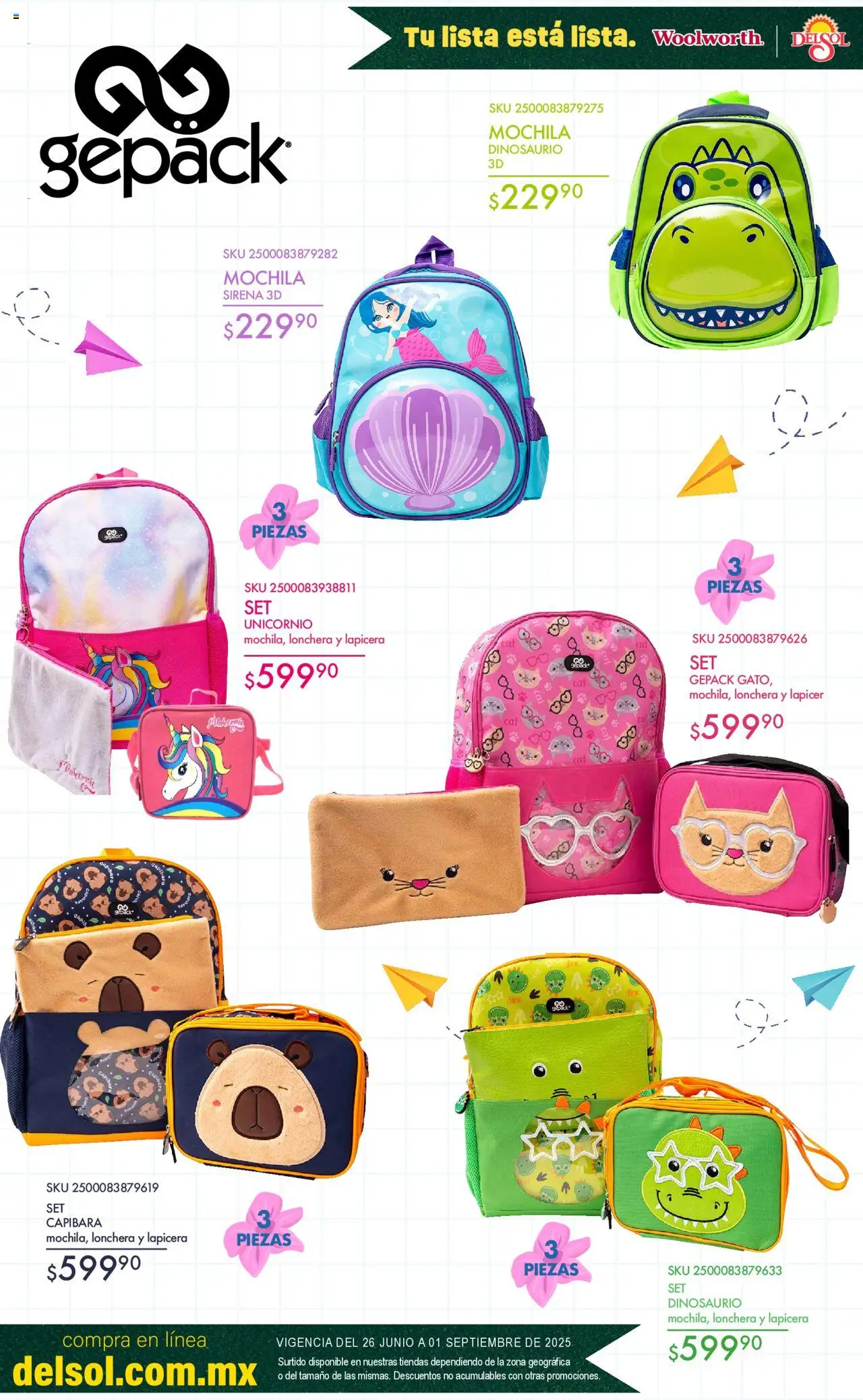 Del Sol y Woolworth catálogo Toda Tu Lista Está Lista En Tiendas - página 38- válido desde 26/06/2025