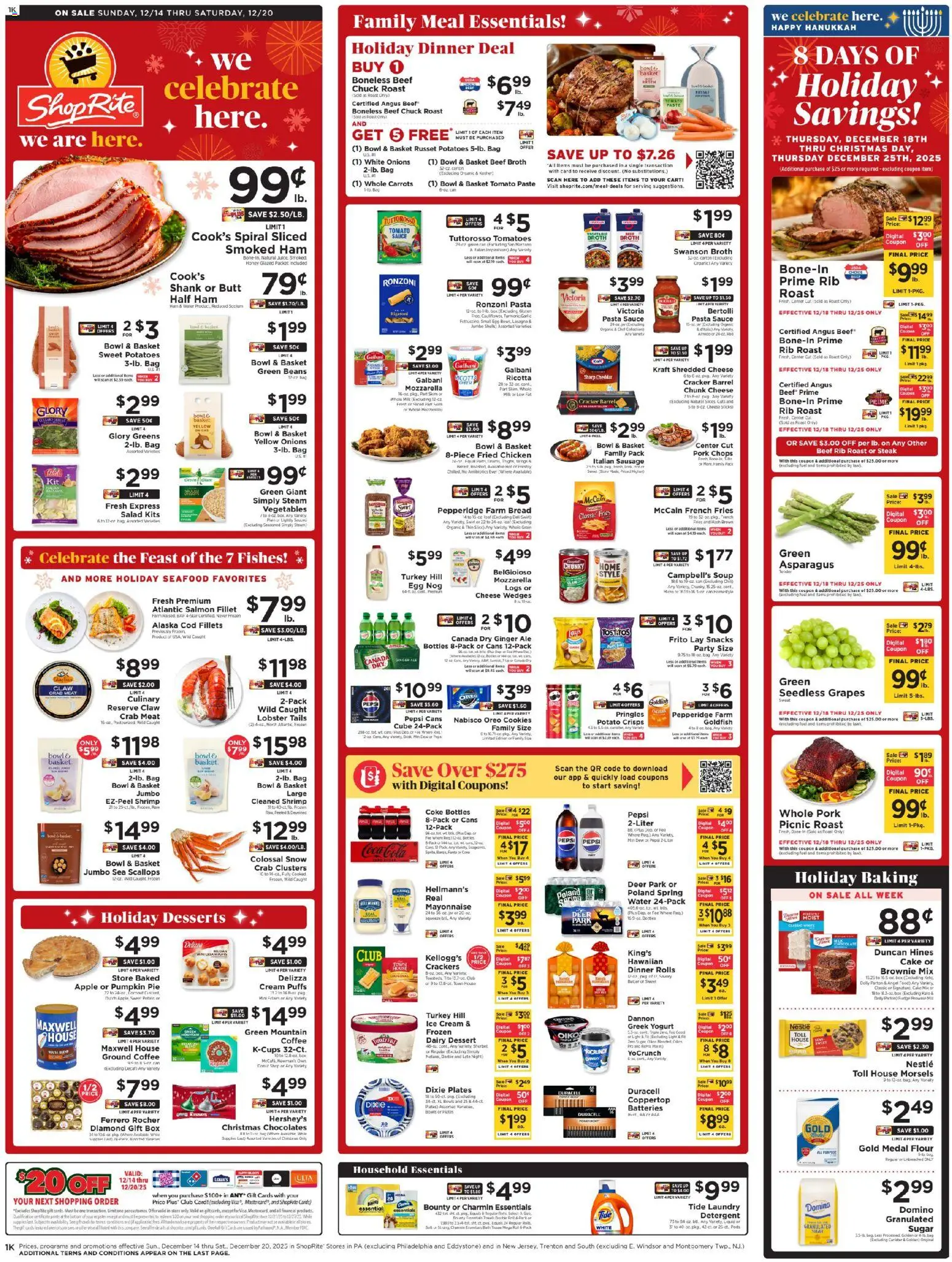 ShopRite Weekly Ad 2 - page 1- valid from 12/14/2025