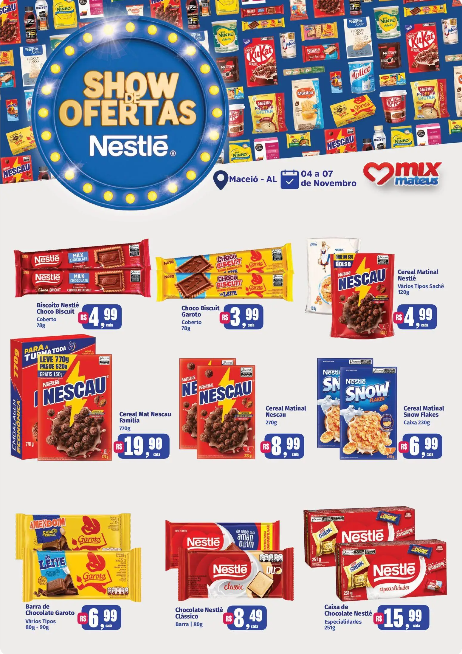 Mateus - Ofertas Nestlé - página 1- válido a partir de 04/11/2025
