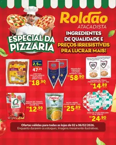 Pré-visualização Roldão - Ofertas Comerciante Pizzaria válida a partir de 02/02/2026