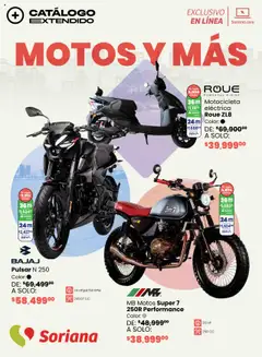 Soriana - Motos y más Exclusivo en línea válido desde 04/10/2025