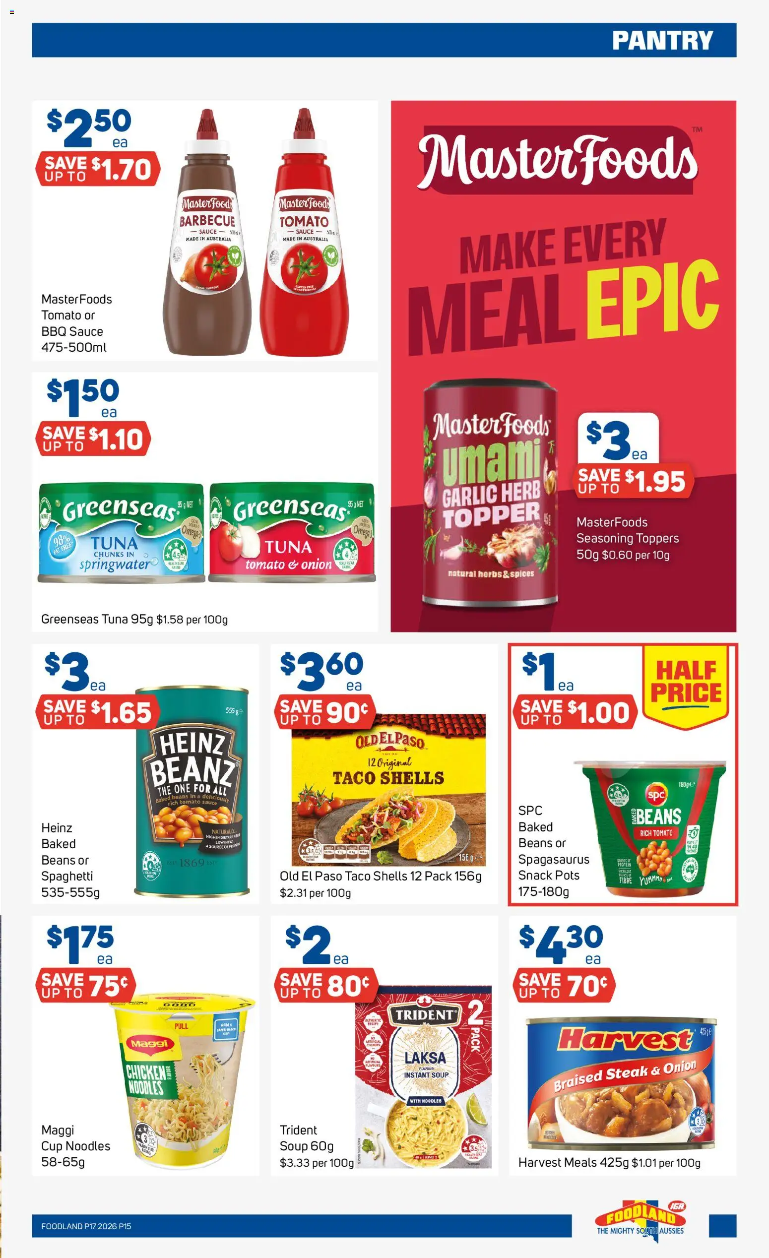 Foodland catalogue  - page 15- valid from 22/04/2026
