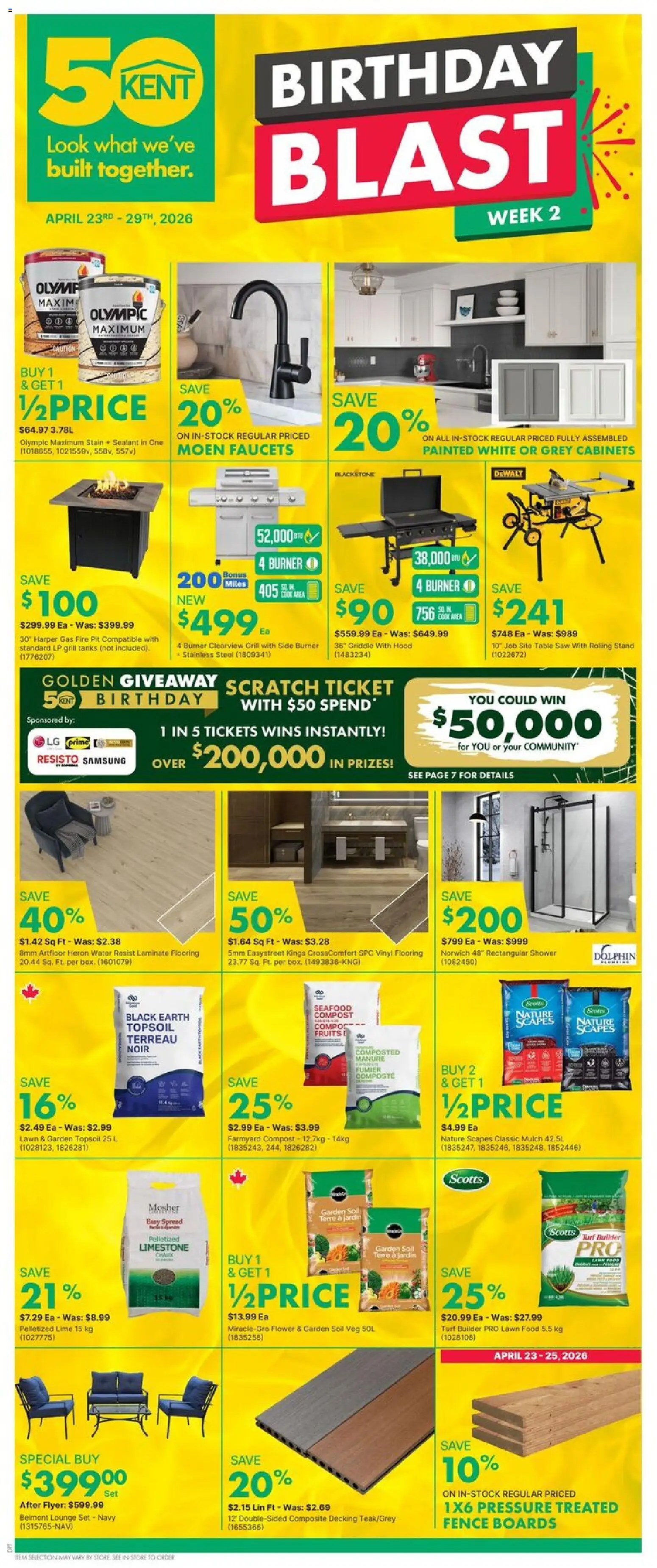 Kent weekly flyer / circulaire - page 1- valid from Apr 23, 2026