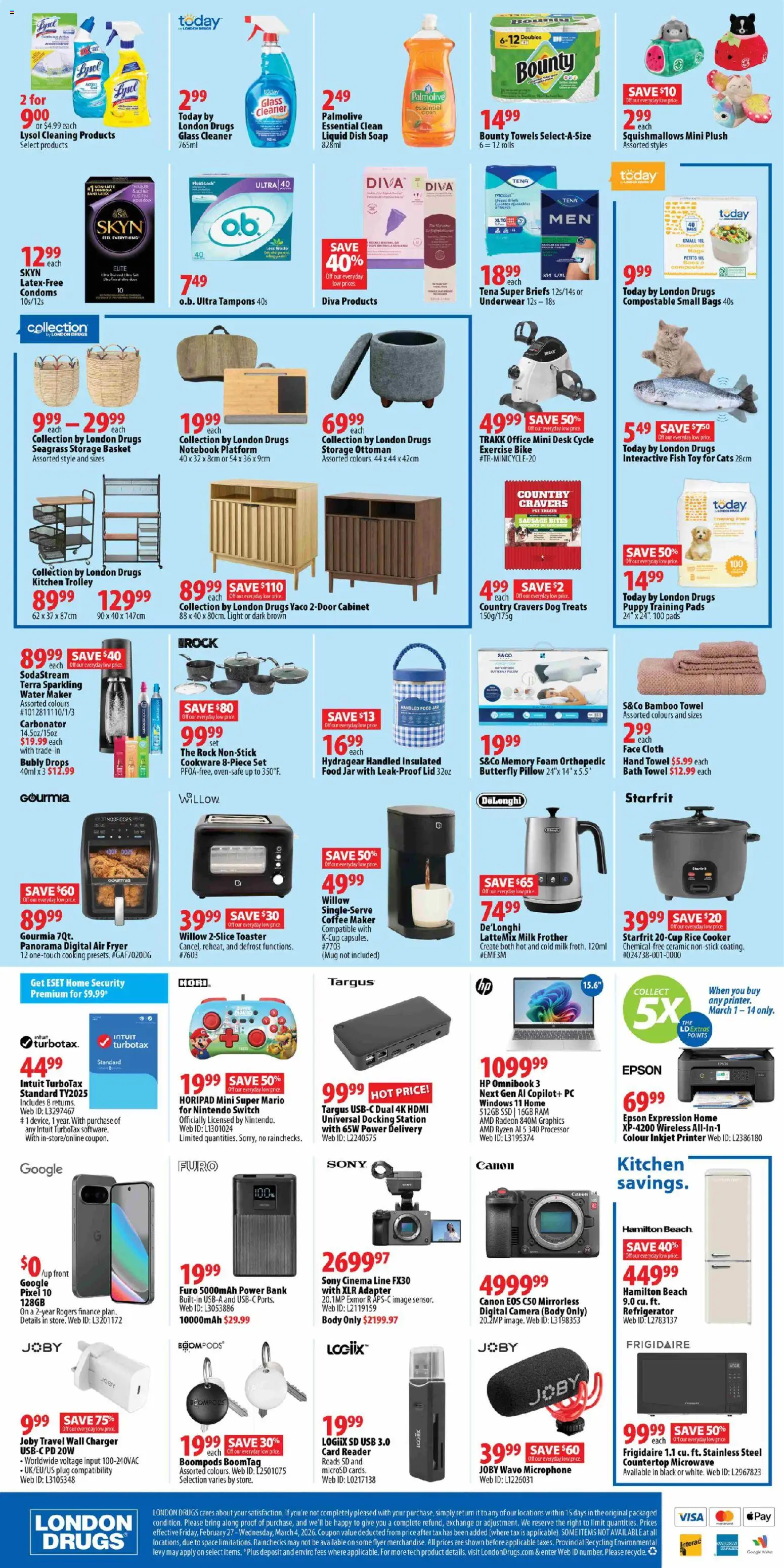 London Drugs weekly flyer / circulaire - page 4- valid from Feb 27, 2026