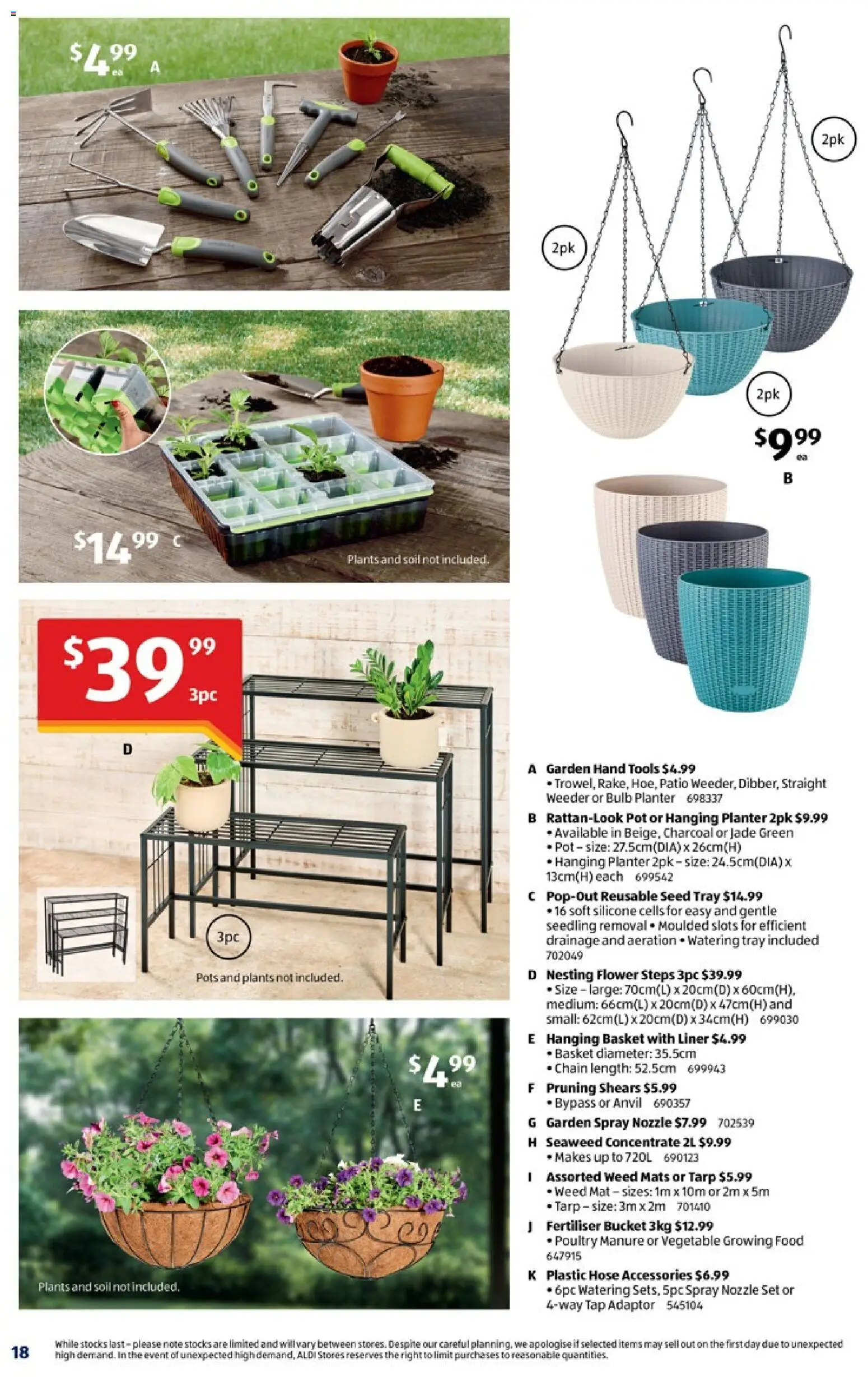 Aldi catalogue  - page 18- valid from 11/03/2026