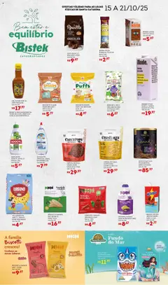 Pré-visualização Bistek Supermercados - Ofertas Bem Estar E Equílibrio válida a partir de 15/10/2025