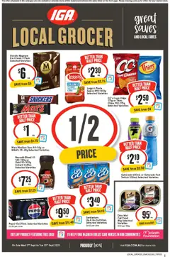 IGA catalogue preview - valid from 17/09/2025