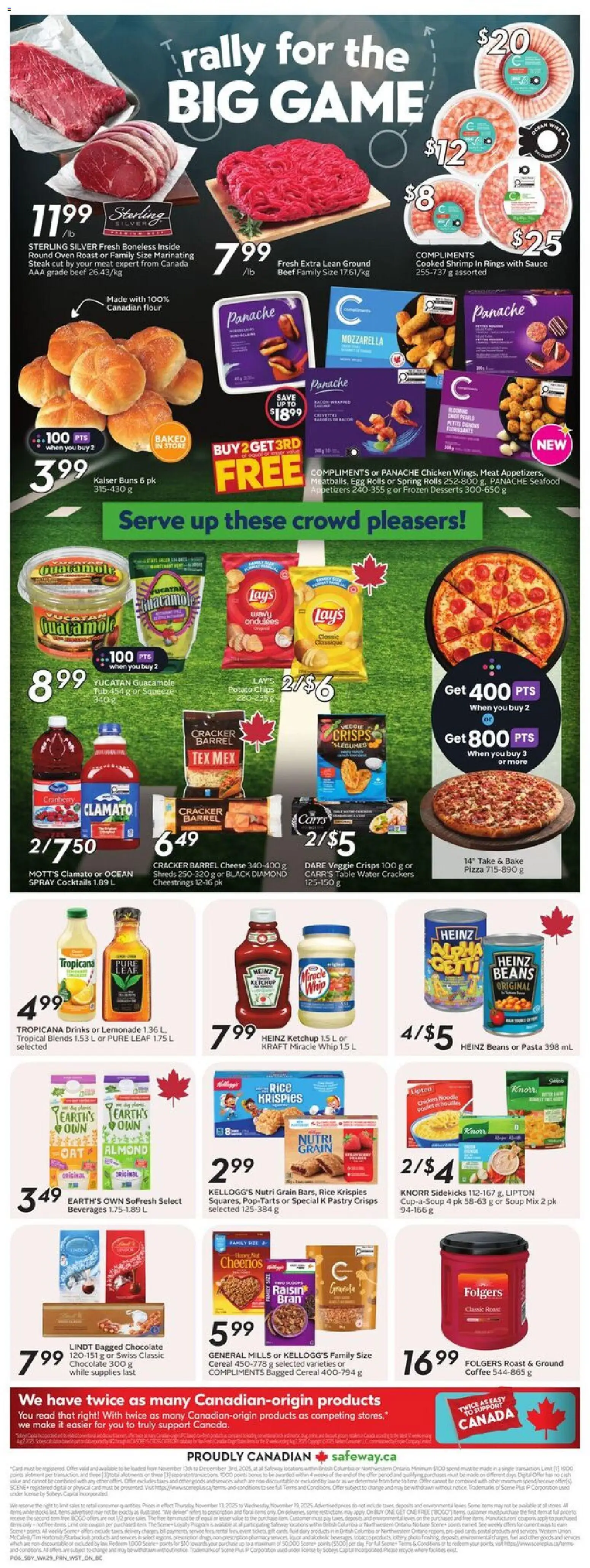 Safeway weekly flyer / circulaire - page 4- valid from Nov 13, 2025