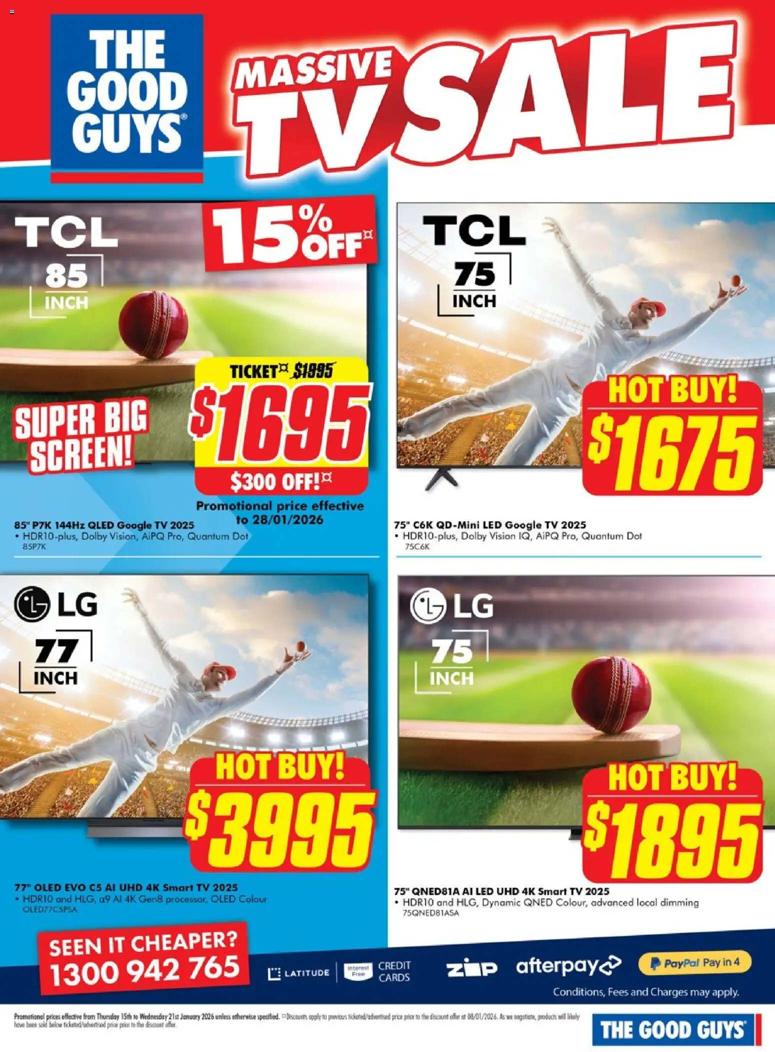 The Good Guys - Massive TV Sale - page 3- valid from 14/01/2026