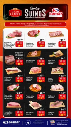 Pré-visualização Semar Supermercado - Ofertas Gran Corte válida a partir de 21/10/2025