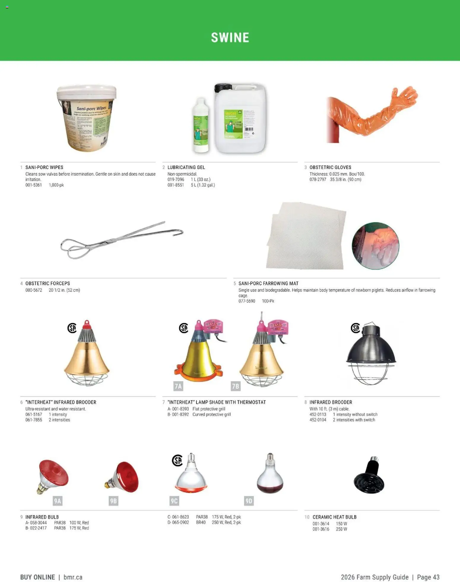 BMR - Agrizone - 2026 Farm Supply Guide - page 43- valid from Jan 9, 2026