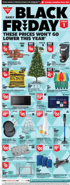 Preview Canadian Tire Black Friday Flyer valid from Nov 6, 2025