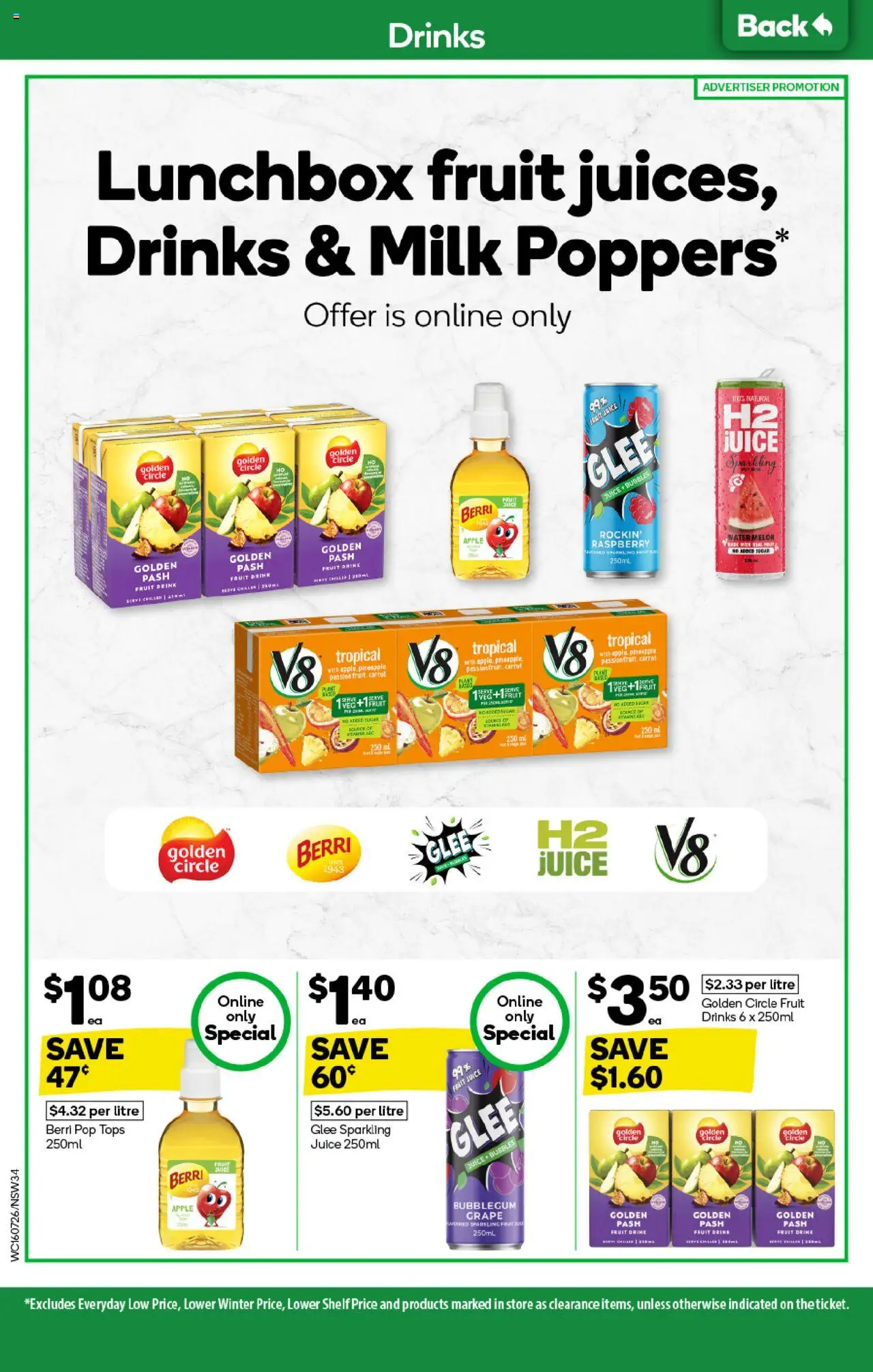 Weekly catalogue Woolworths NSW 16/07 - page 34- valid from 16/07/2025