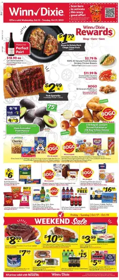 Preview Winn Dixie Weekly Ad valid from 10/15/2025