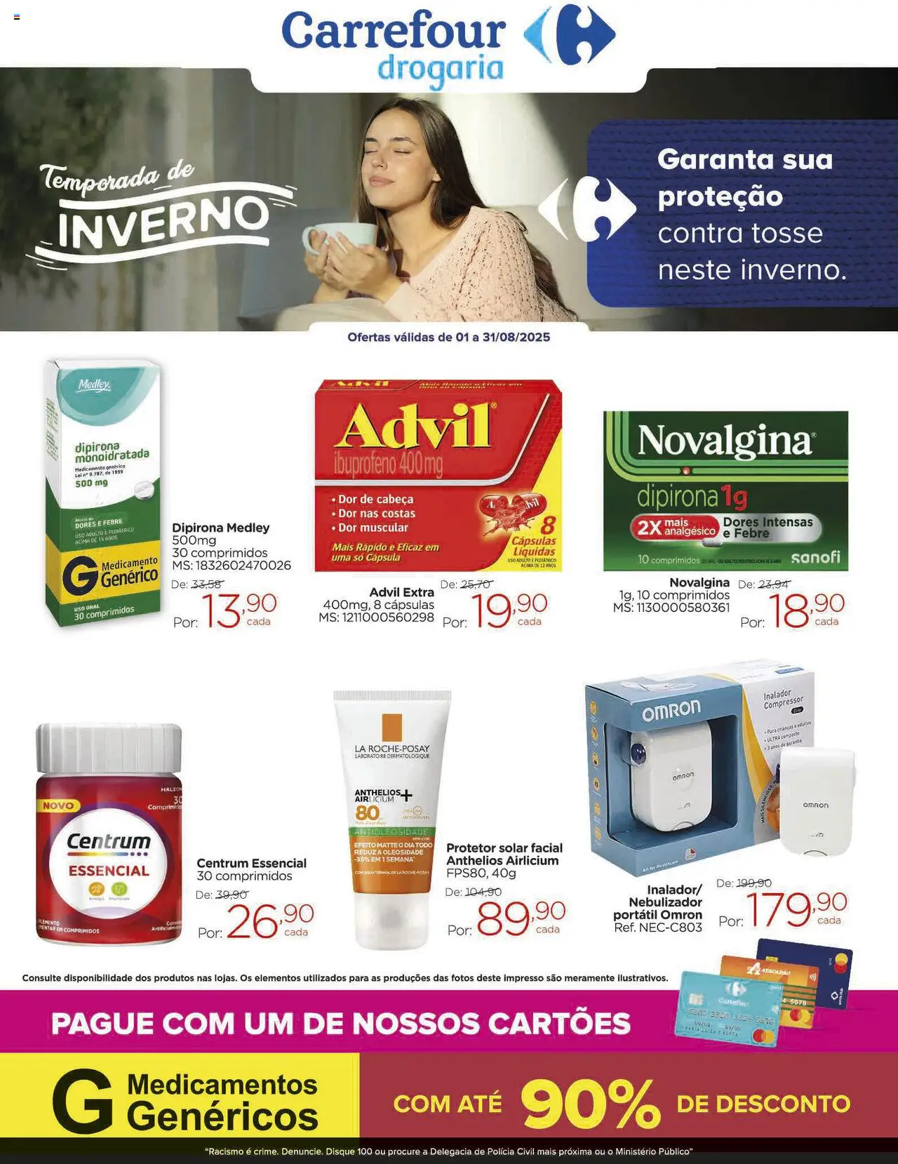 Carrefour - Ofertas Drogaria - página 1- válido a partir de 01/08/2025
