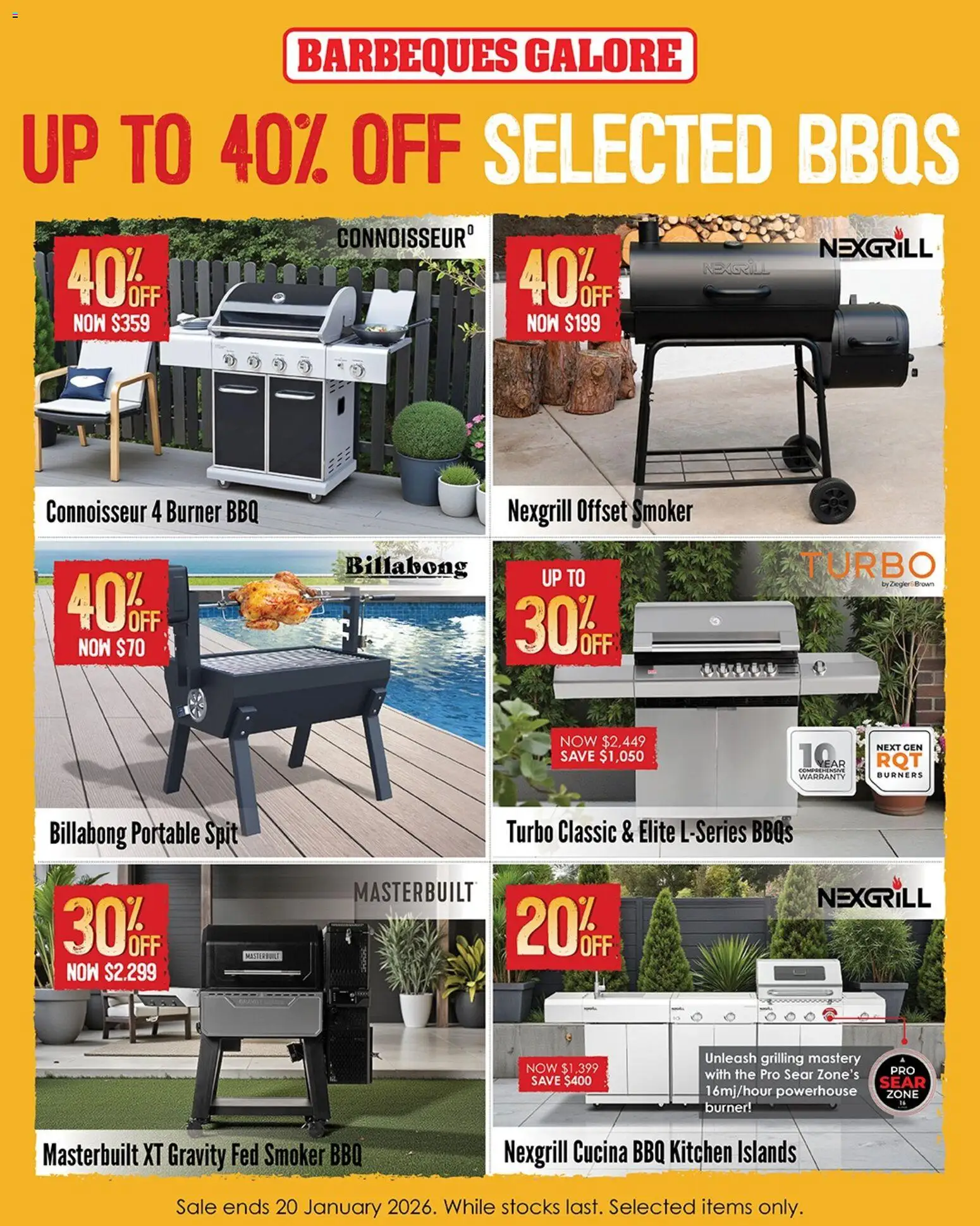 Barbeques Galore  Catalogue  - page 3- valid from 09/01/2026