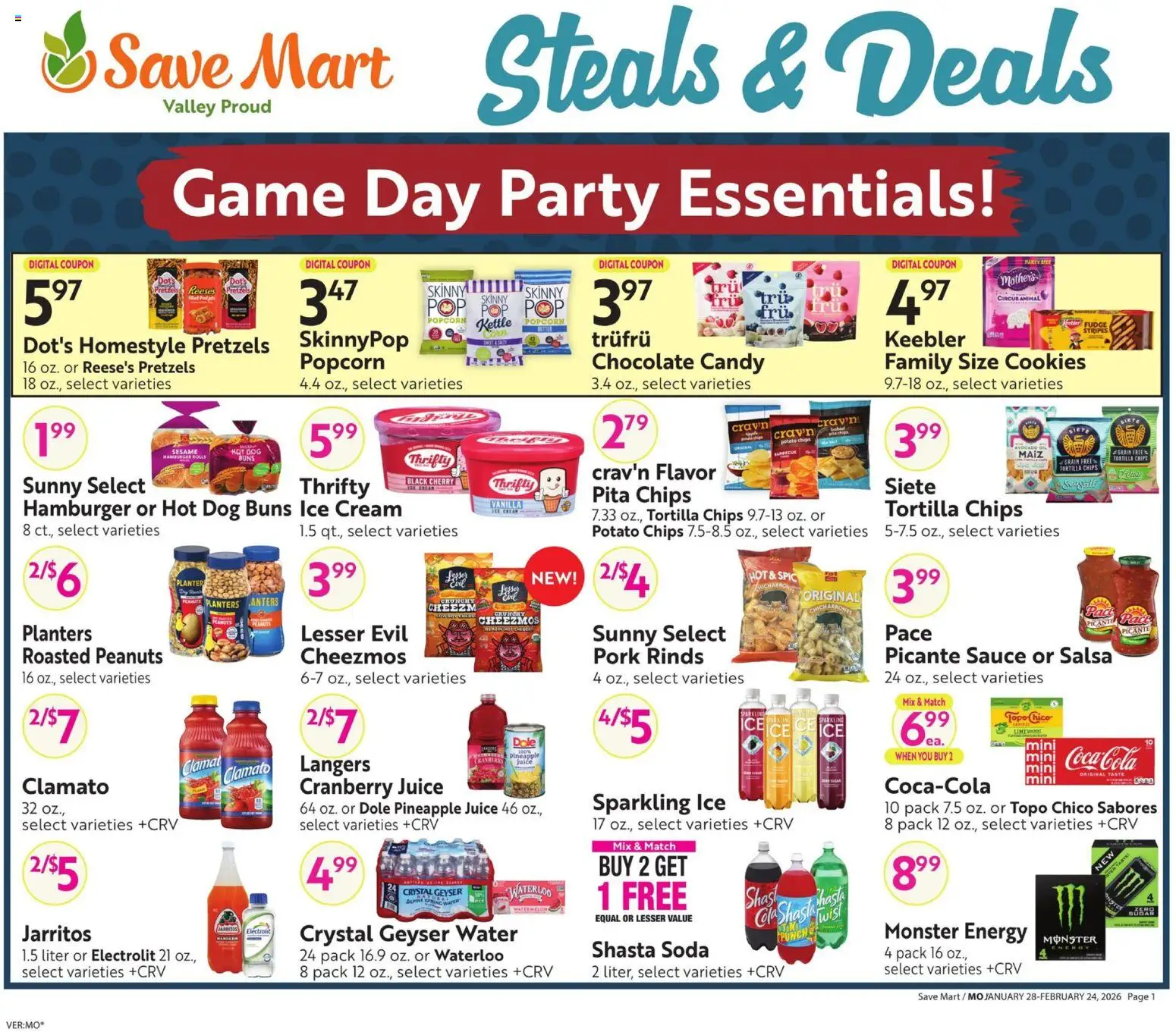 Save Mart Big Book of Savings - page 1- valid from 01/28/2026