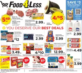 Preview Food 4 Less Weekly Ad valid from 03/18/2026