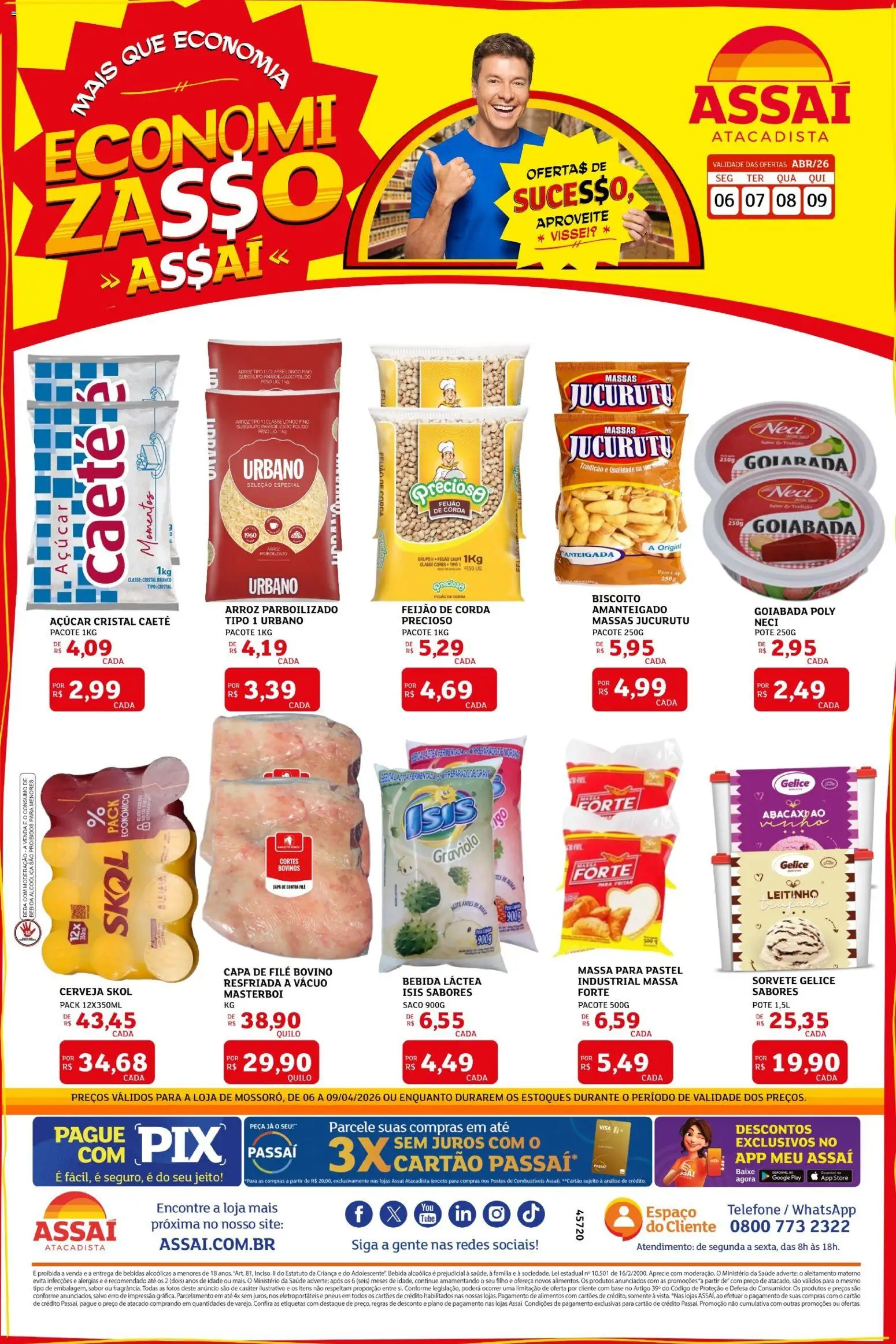 Assaí Atacadista ofertas - página 1- válido a partir de 06/04/2026
