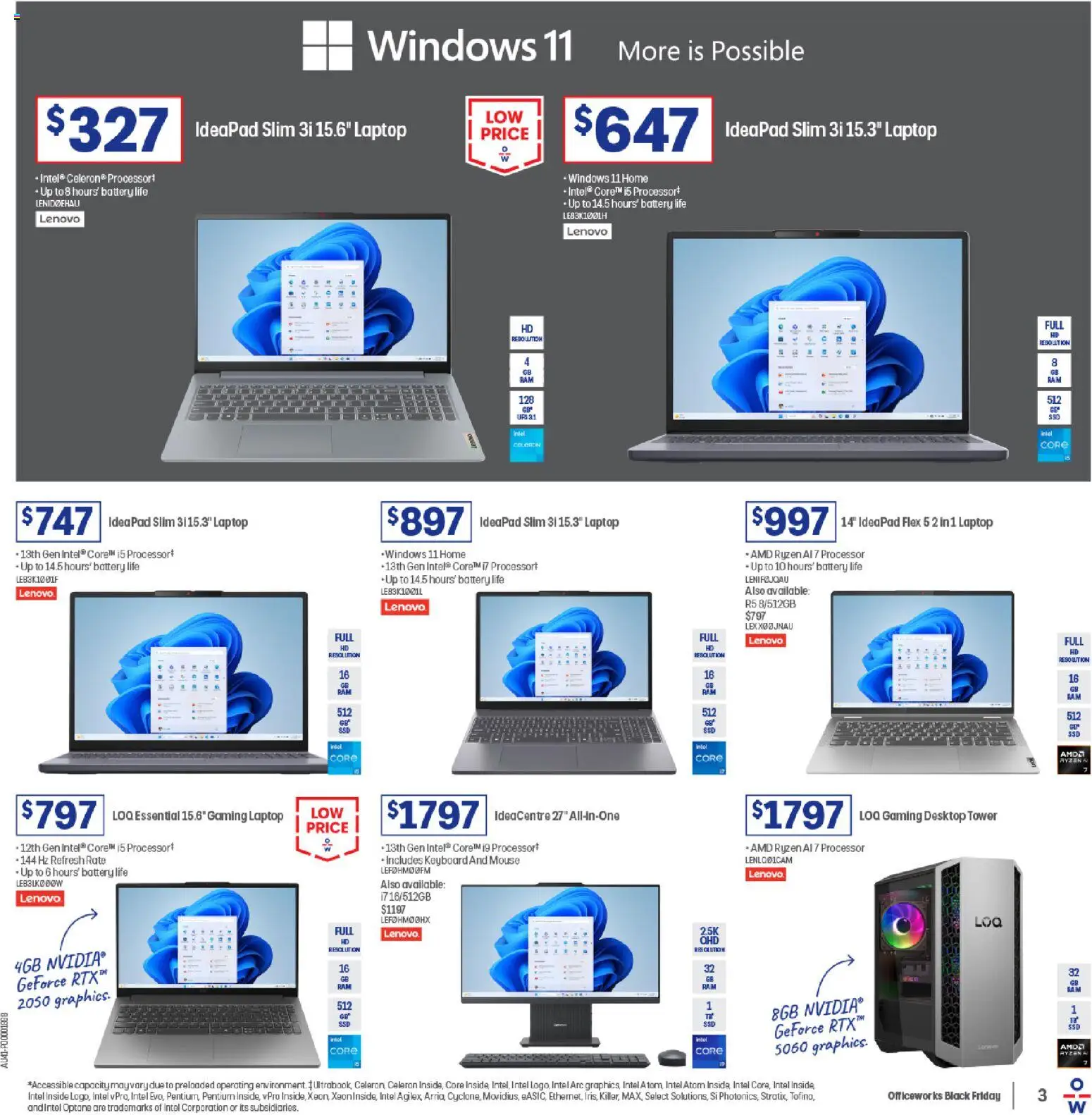 Officeworks Black Friday - page 3- valid from 17/11/2025