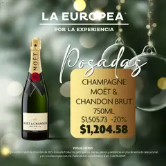 La Europea catálogo Moët & Chandon válido desde 12/12/2025