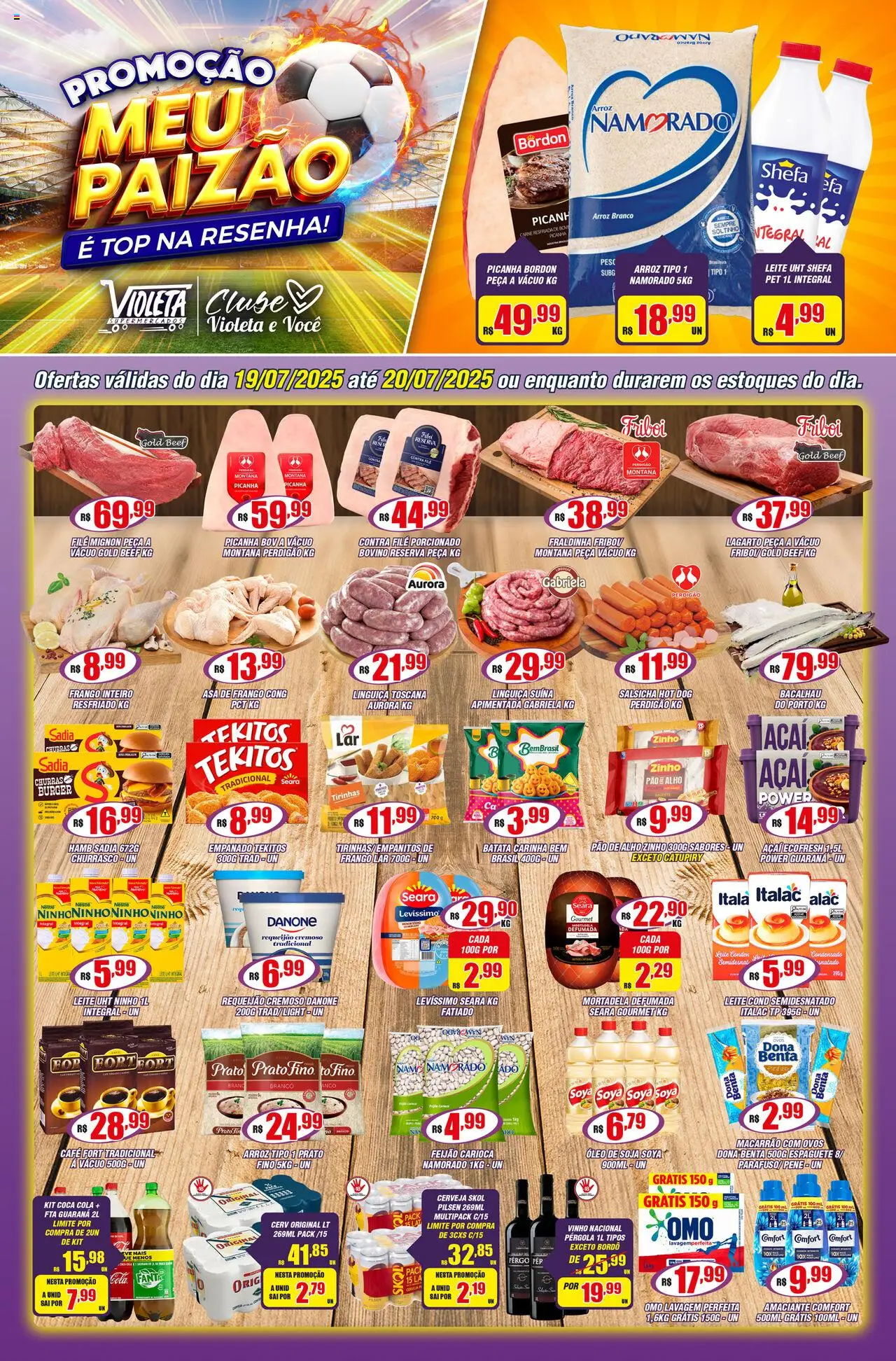 Violeta Supermercados - Ofertas da semana - página 1- válido a partir de 19/07/2025
