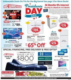 Preview ABC Warehouse Weekly Ad valid from 02/01/2026