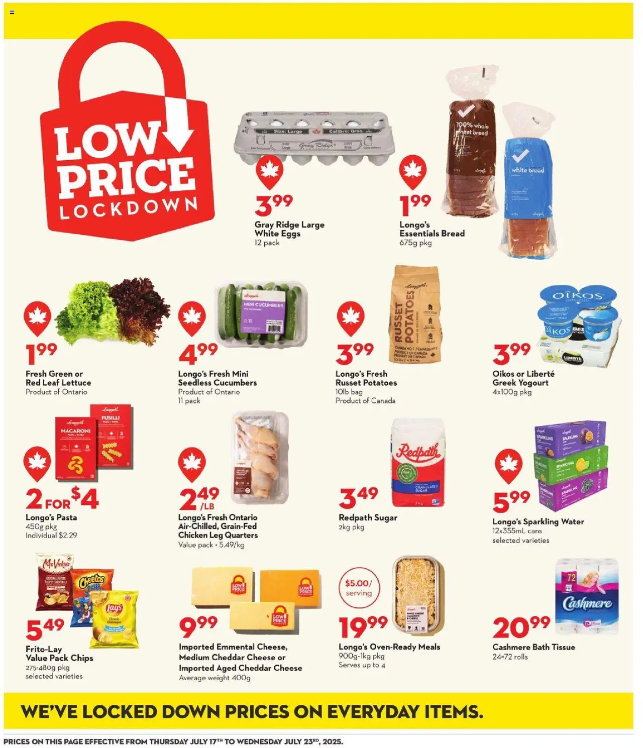 Longo's weekly flyer / circulaire - page 19- valid from Jul 17, 2025