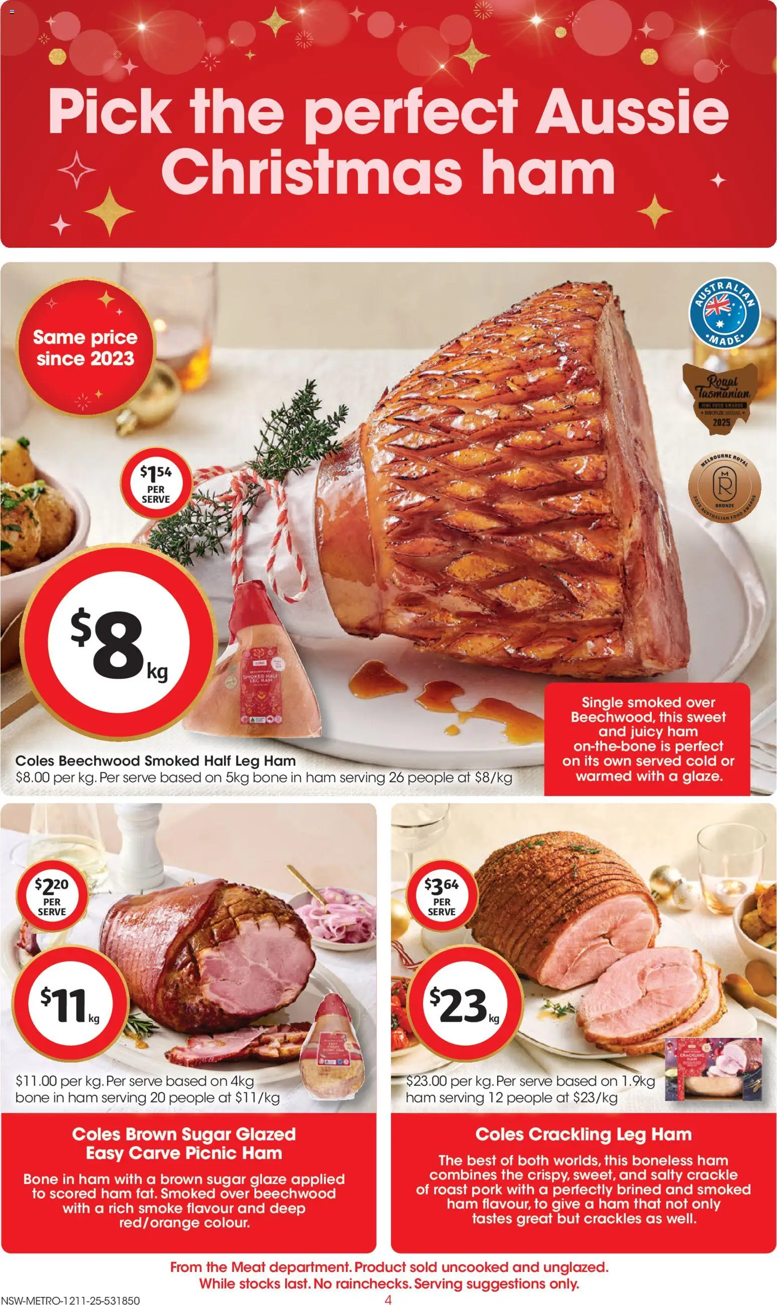 Coles Catalogue  - page 4- valid from 12/11/2025