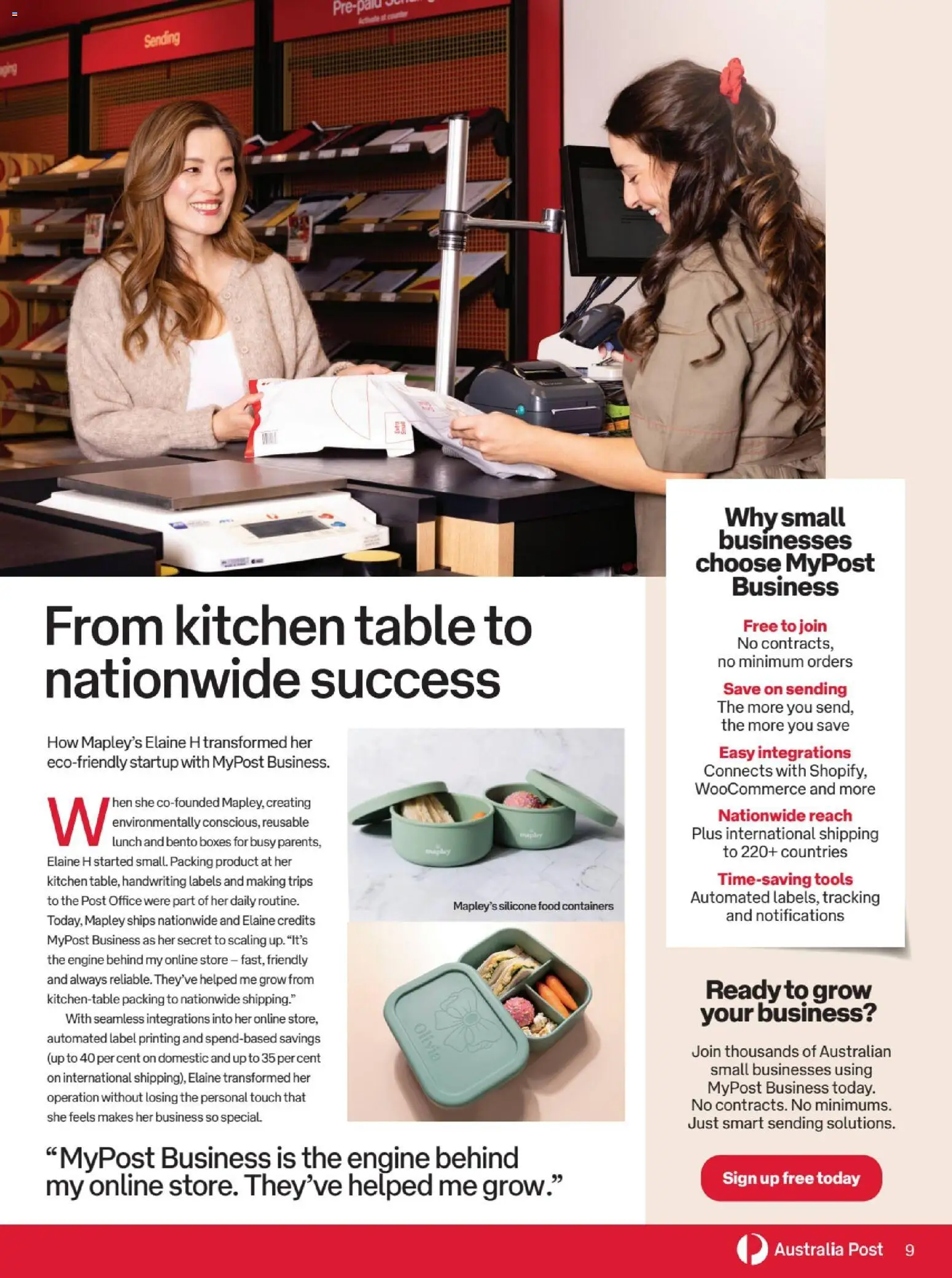 Australia Post Catalogue  - page 9- valid from 19/02/2026