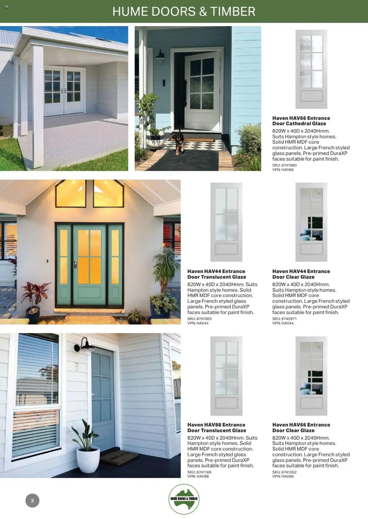 Mitre 10 Door & Door Furniture Selection Guide 2024 - page 3- valid from 06/11/2024