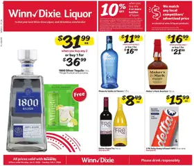 Preview Winn Dixie Alcohol Flyer valid from 01/05/2026