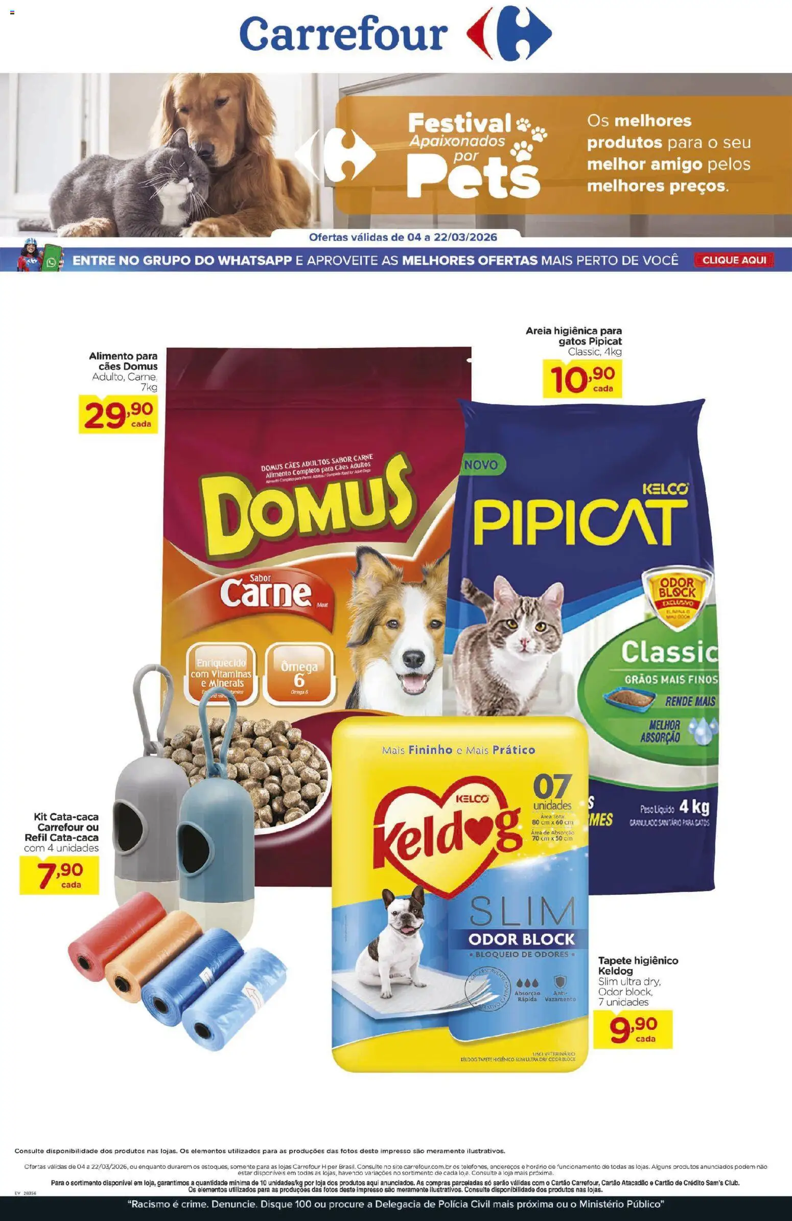 Carrefour ofertas Pets - página 1- válido a partir de 04/03/2026
