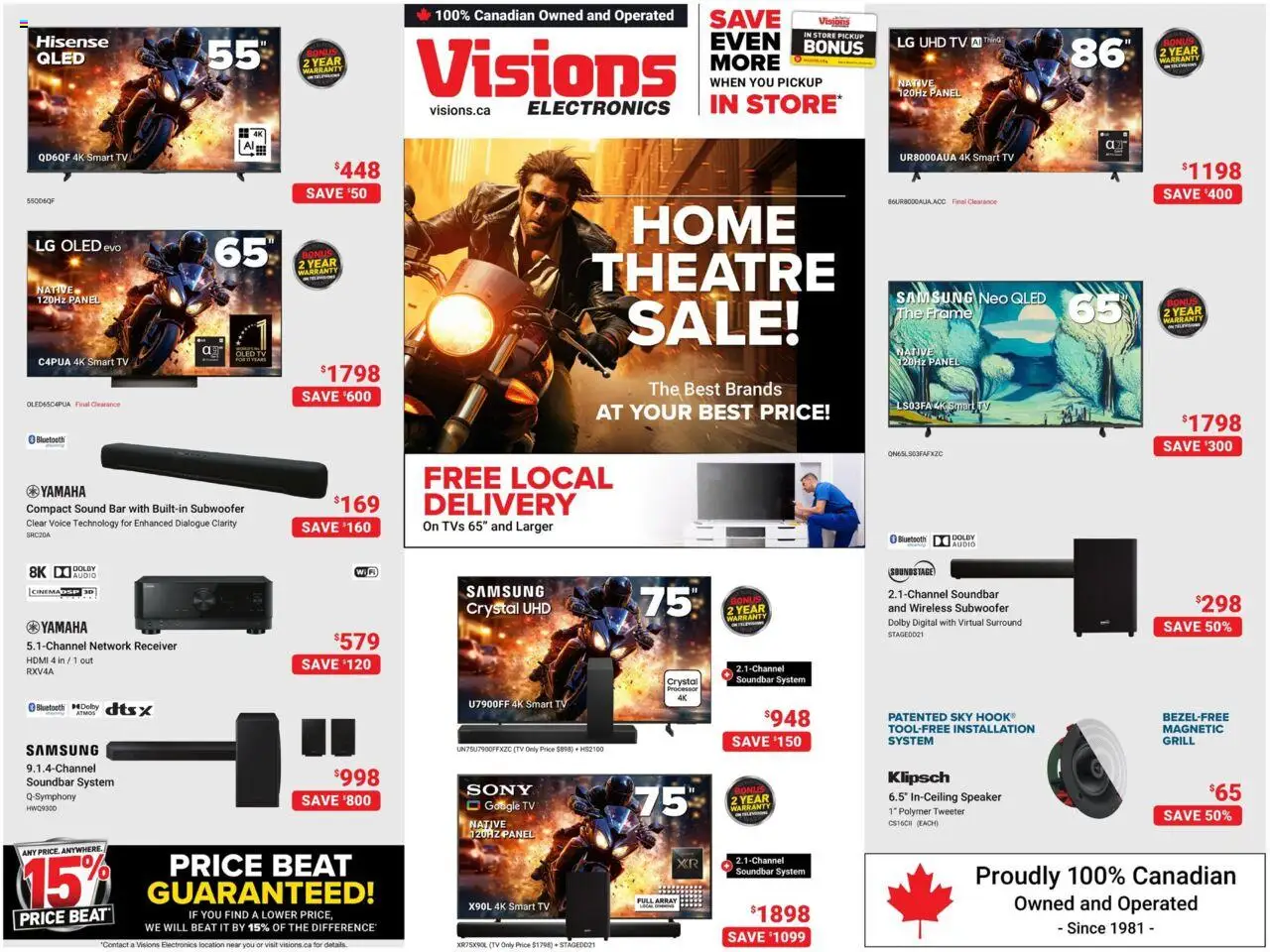 Visions weekly flyer / circulaire - page 1- valid from Sep 19, 2025
