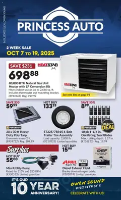 Preview Princess Auto - 2 Week Sale! valid from Oct 7, 2025