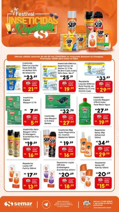 Pré-visualização Semar Supermercado - Ofertas Inseticidas  válida a partir de 07/01/2026