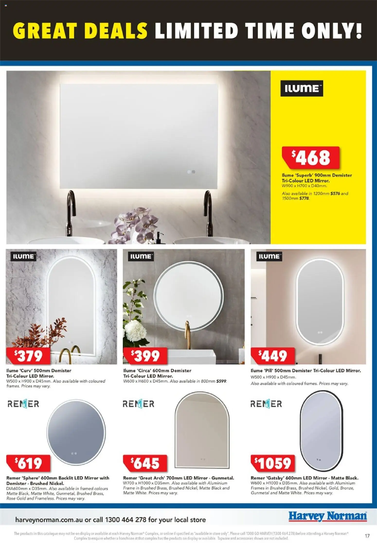 Harvey Norman - Bathroom Clearance - page 17- valid from 25/12/2025