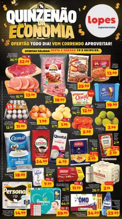 Pré-visualização Lopes Supermercados - Ofertas da semana válida a partir de 19/09/2025
