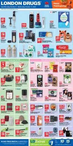 Preview London Drugs weekly flyer / circulaire valid from Oct 9, 2025