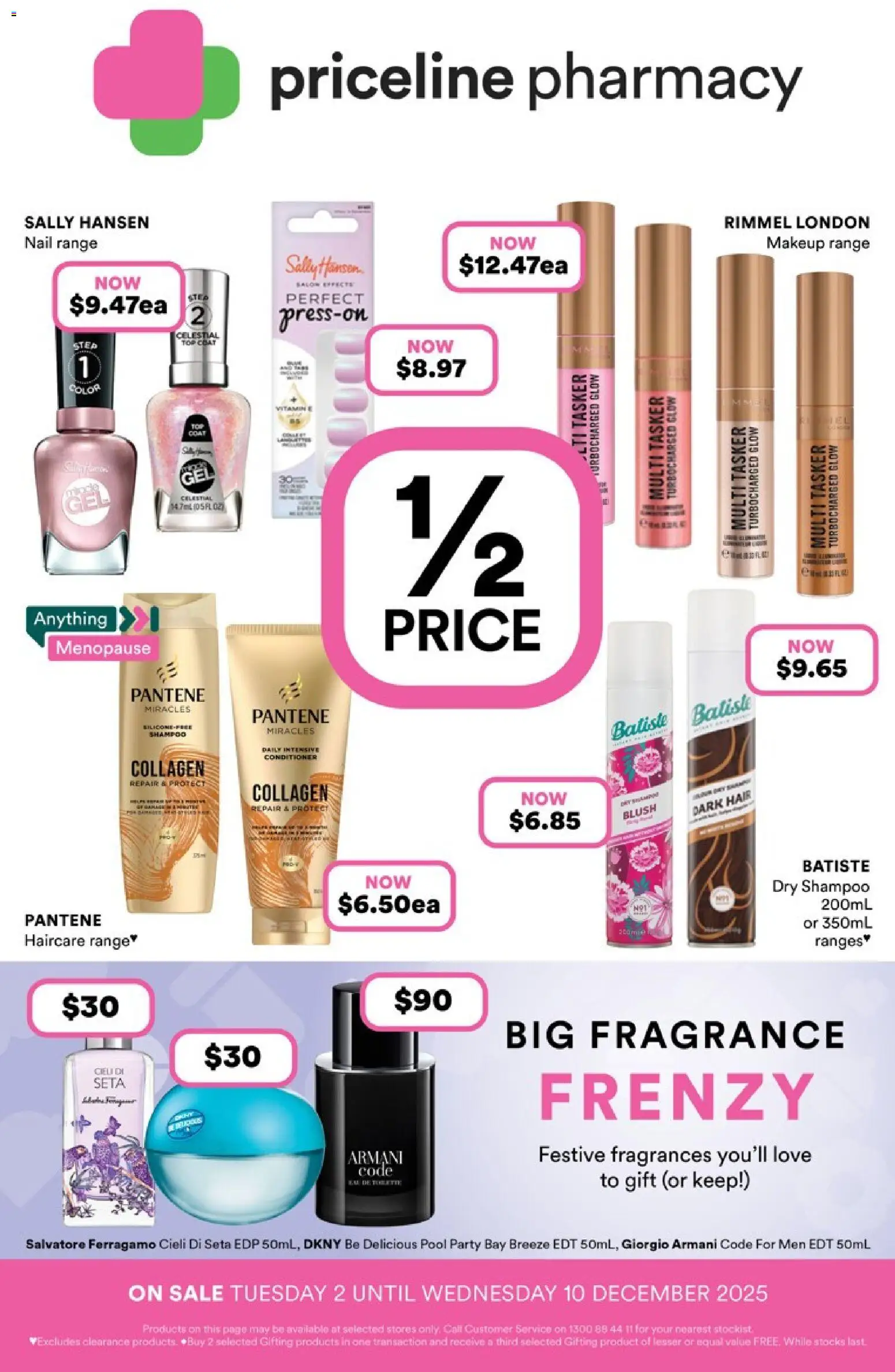 Priceline Pharmacy  Catalogue  - page 1- valid from 02/12/2025