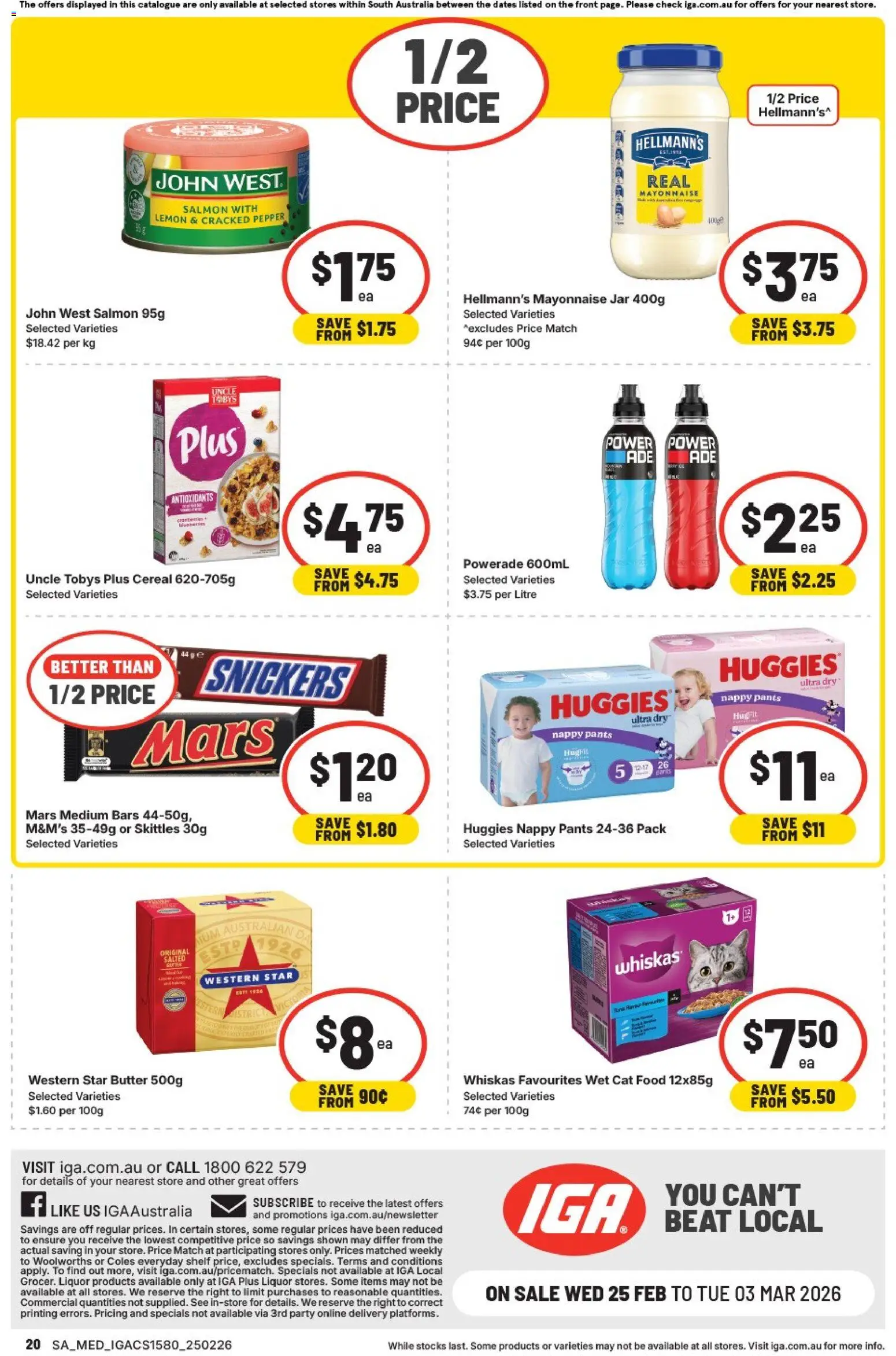 IGA Catalogue SA - page 16- valid from 25/02/2026