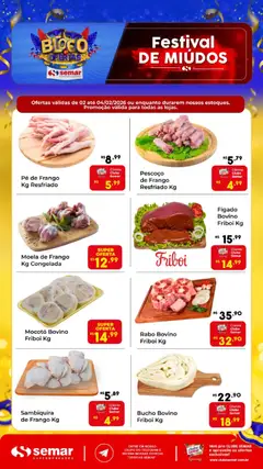 Pré-visualização Semar Supermercado - Ofertas Festival de Miúdos válida a partir de 02/02/2026