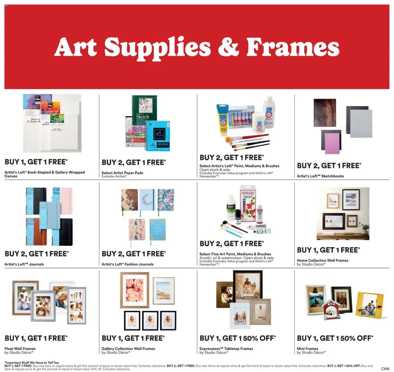 Michaels weekly flyer / circulaire - page 5- valid from Jan 9, 2026