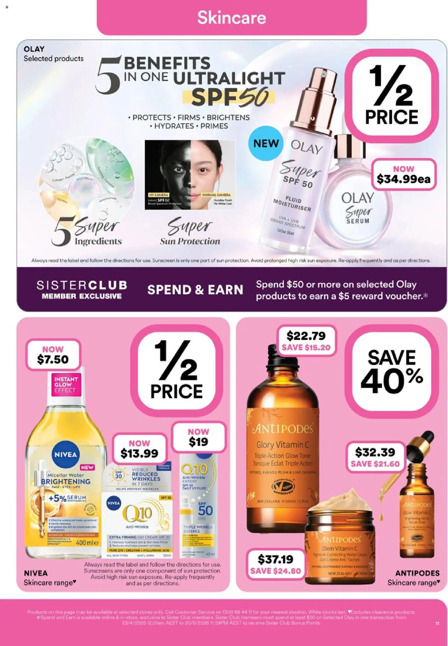 Priceline Pharmacy catalogue  - page 11- valid from 23/04/2026