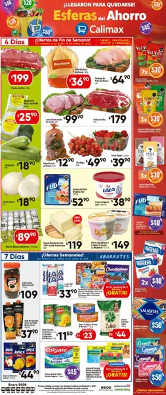Calimax folleto Mexicali y SLRC válido desde 16/01/2026