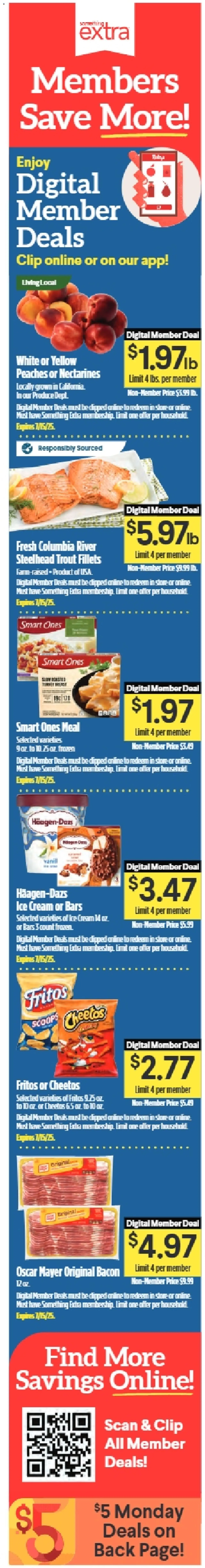 Raley's Weekly Ad - page 2- valid from 07/07/2025